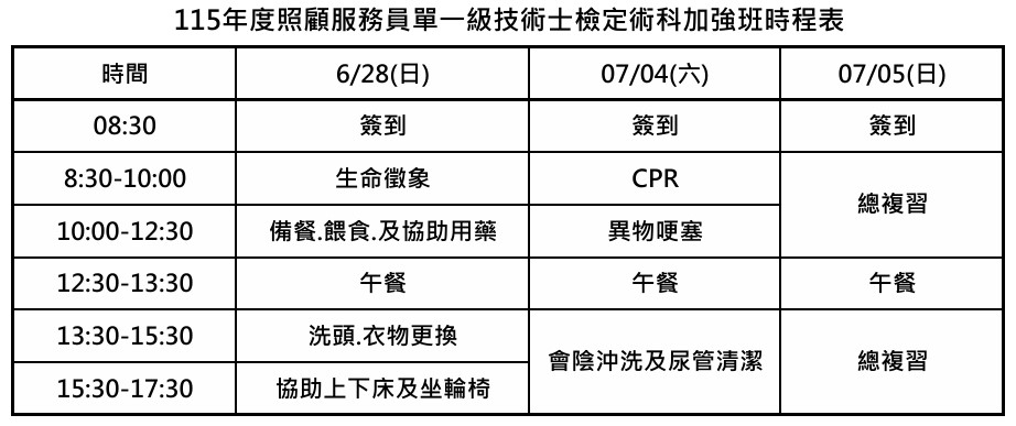 115年度6月照顧服