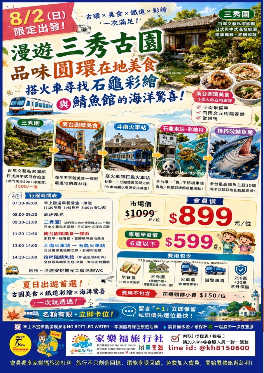 8/2(日)🚌【漫遊