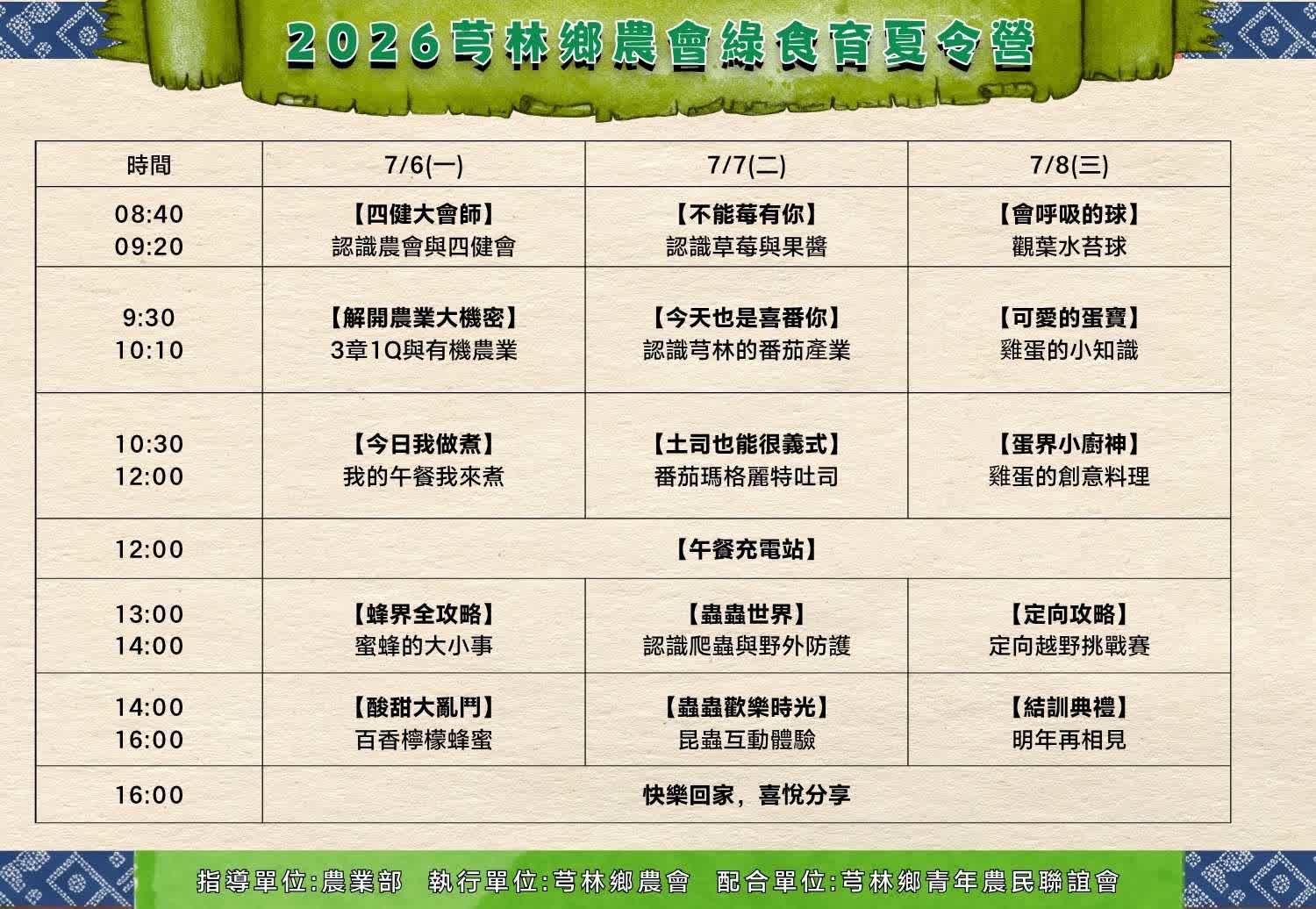 2026❰綠食育體驗