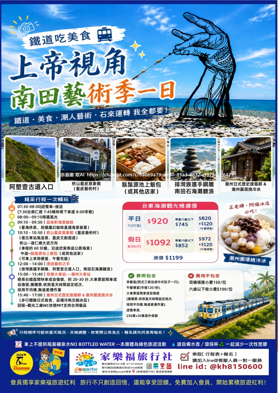 8/29(六)🚌【🚂