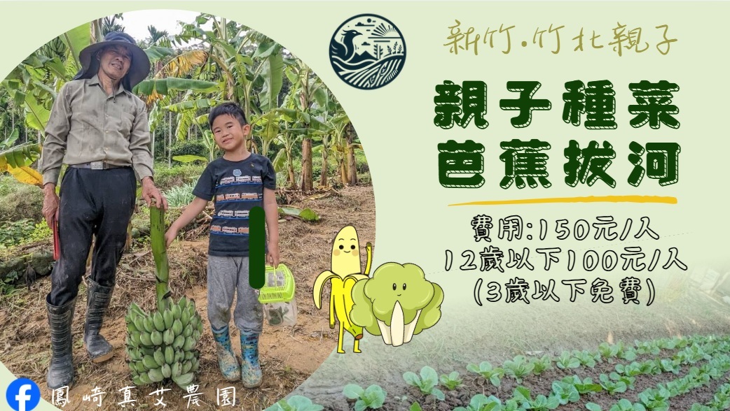 2026新竹竹北-親子種菜.芭蕉拔河-5/30(六)