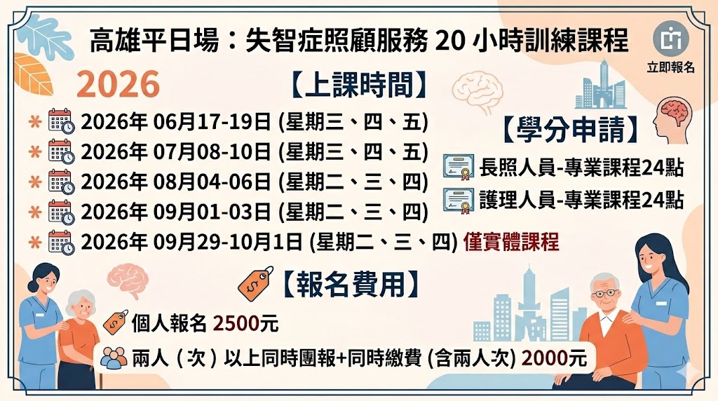 高雄平日場：失智症照
