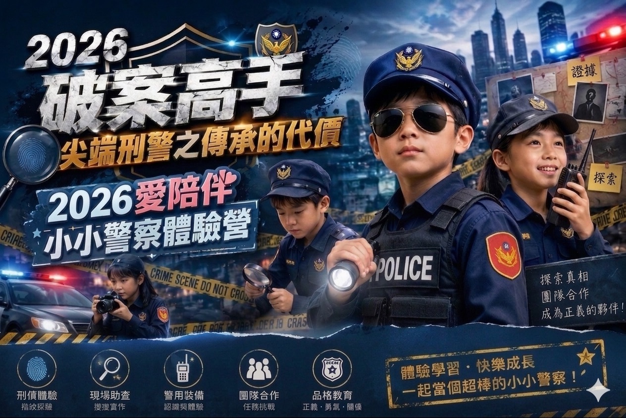 115/8/1 桃園市政府警察局八德分局★愛陪伴小小警察體驗營★