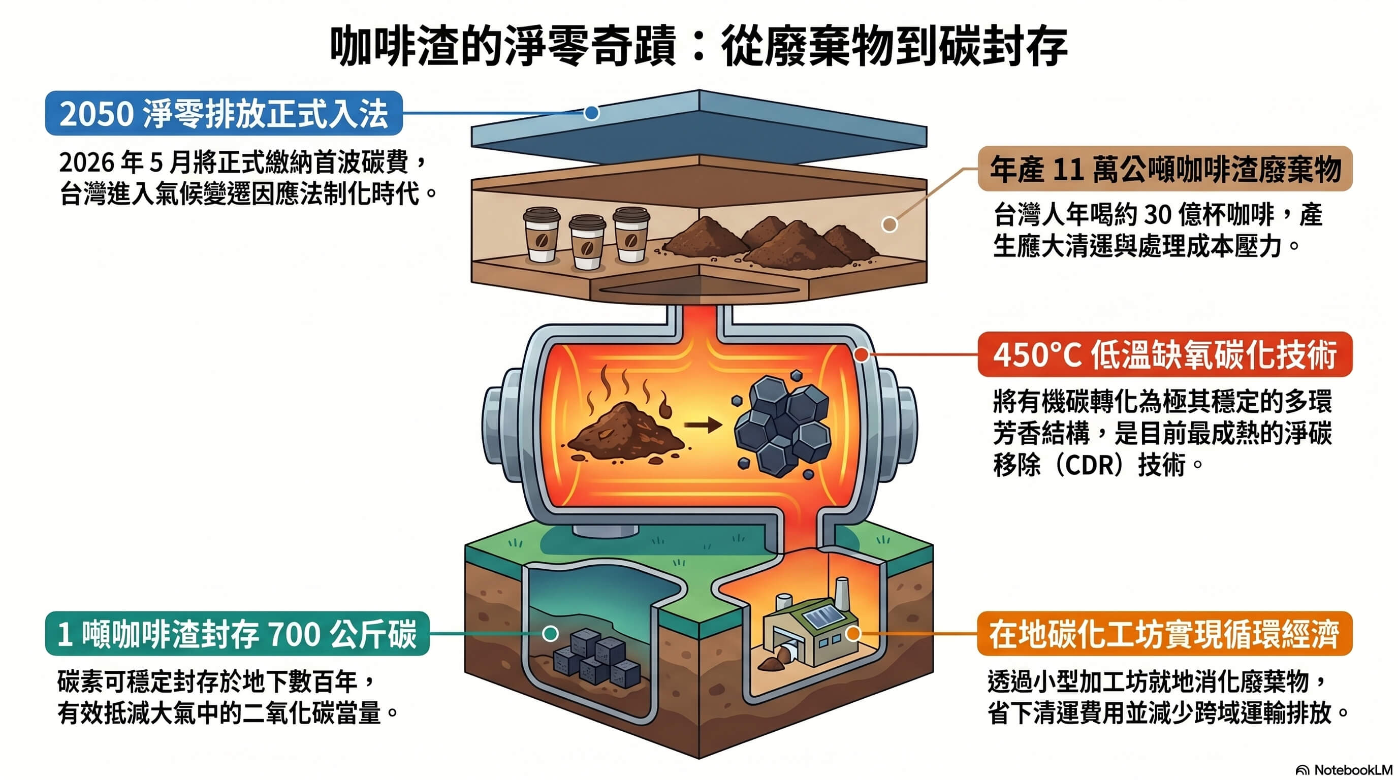 咖啡渣再生之旅 - 資源永續再生與在地循環經濟
