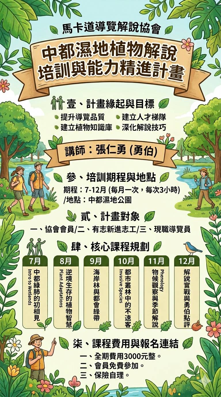 植物解說培訓與能力精