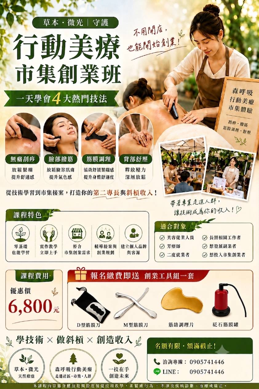 行動美療市集創業班