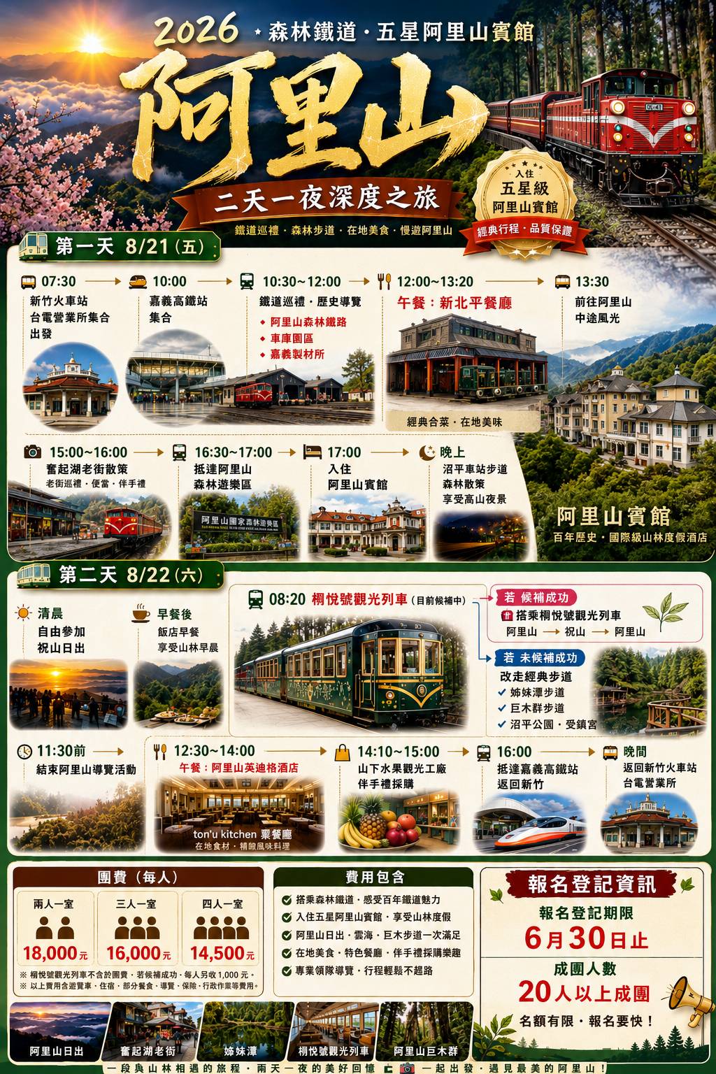 阿里山深度二日暑期活