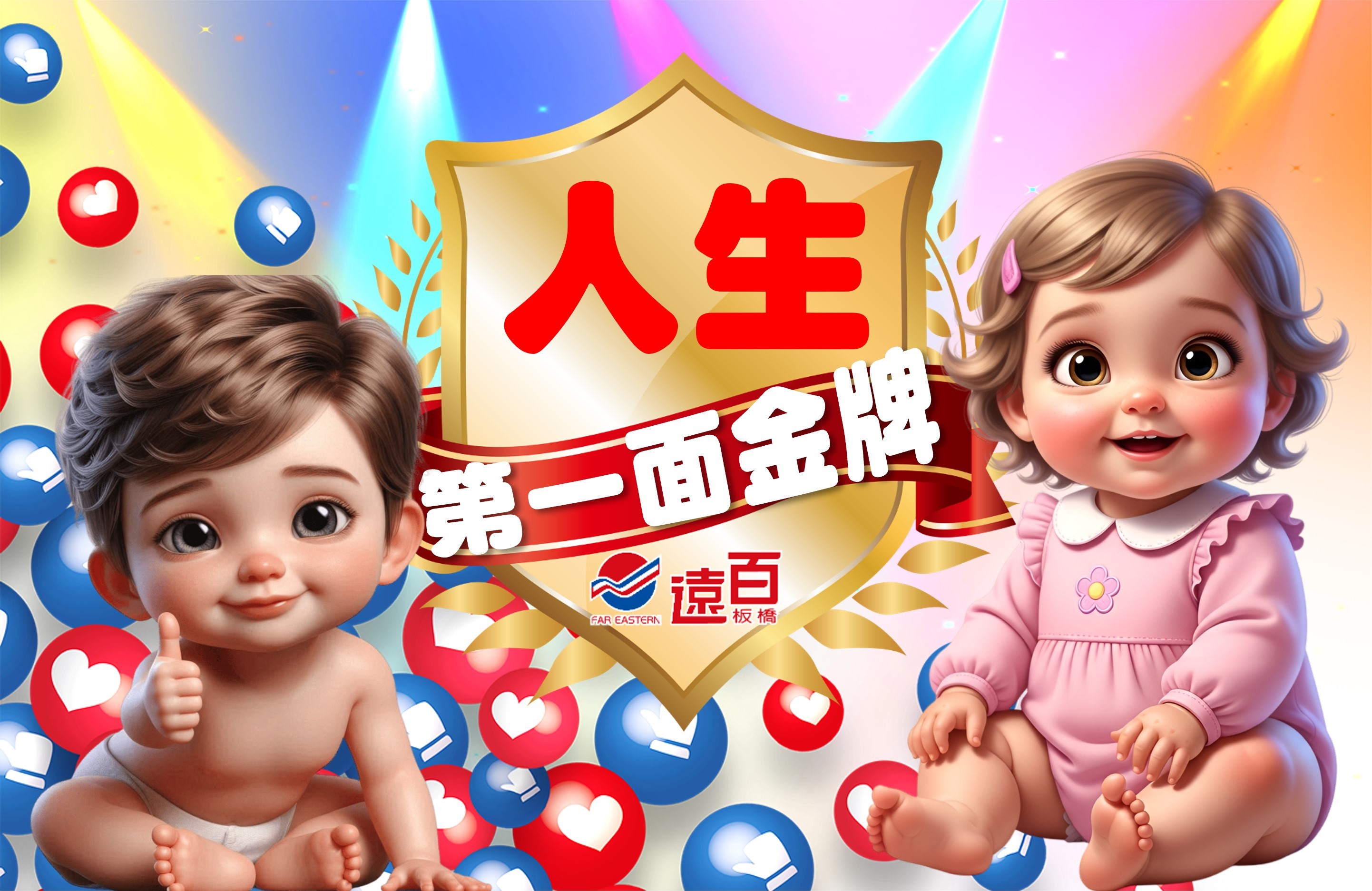 ★遠百板橋中山店 小小七夕情人寶寶搬搬金牌賽★