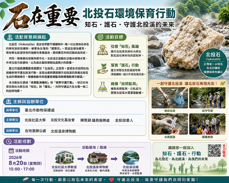 【石在重要】北投石環