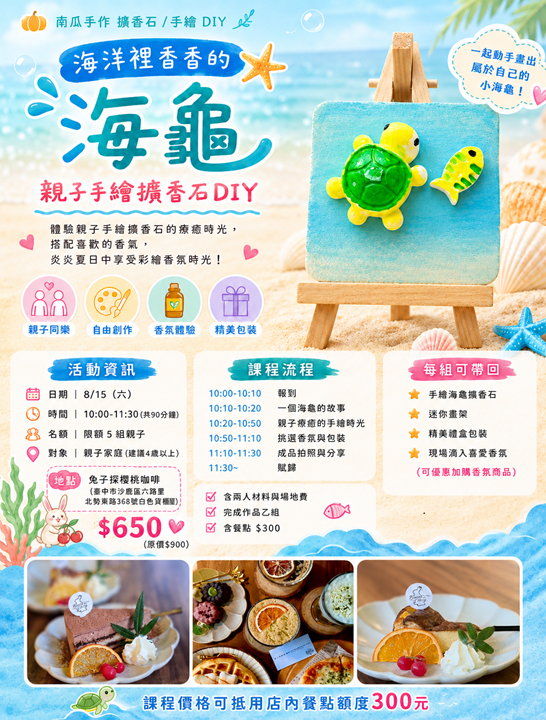 海洋裡香香的海龜-親