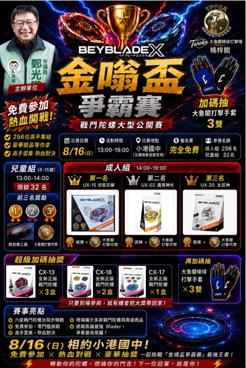 金嗡盃戰鬥陀螺爭霸賽