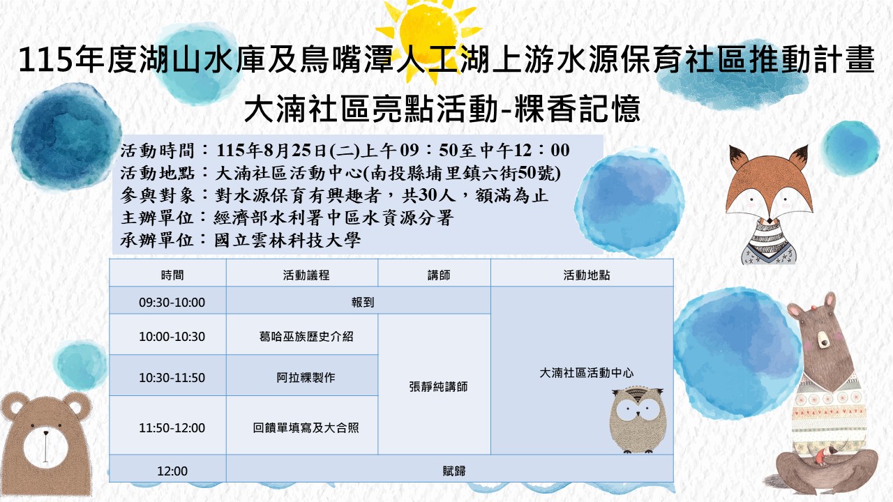 大湳社區亮點活動-粿