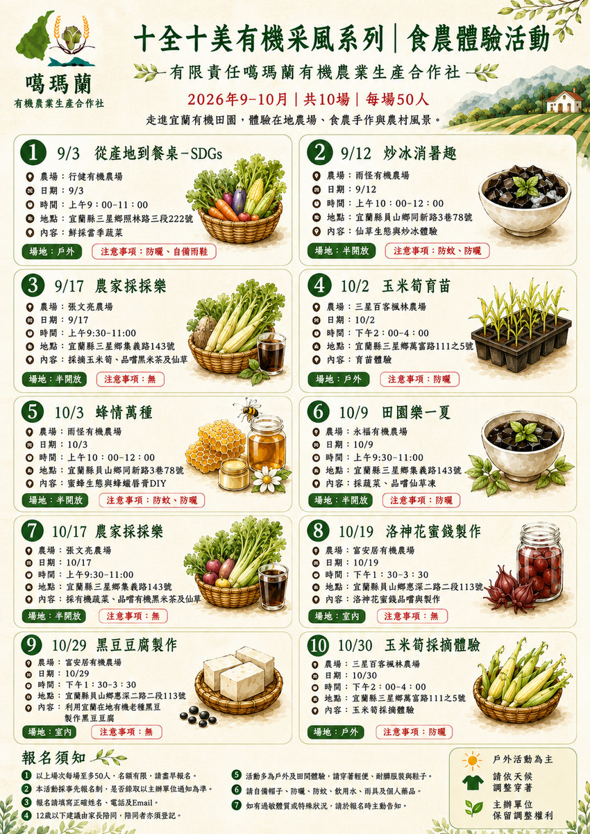 十全十美有機采風系列