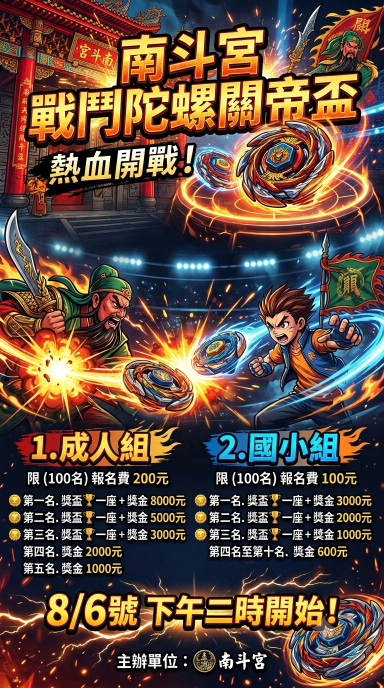 南斗宮 戰鬥陀螺關帝
