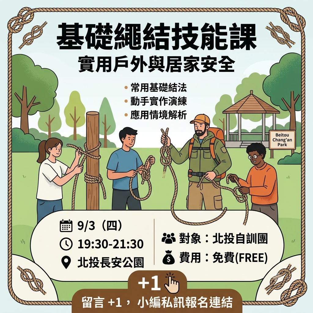 北投自訓團免費課程【